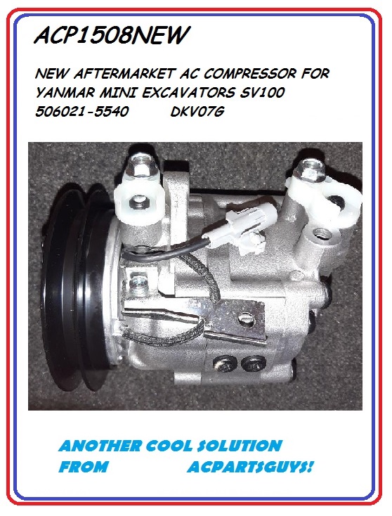 ACP1508NEW COMPRESSOR FOR YANMAR 